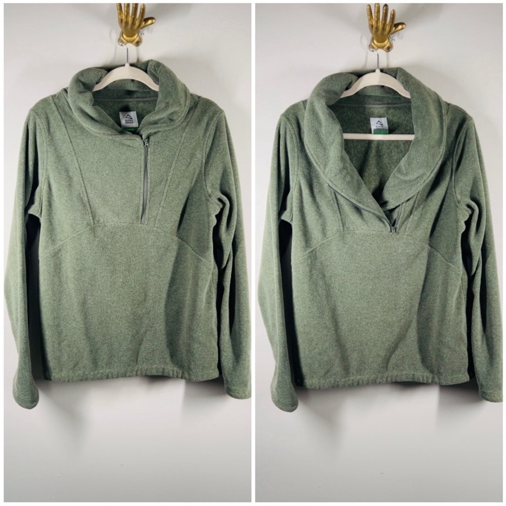Alpine Design Green Fleece Pullover – Size L